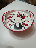 Sanrio Hello Kitty x Doraemon Melamine Bowl with Lid | Cute Kawaii Ramen & Soup Container