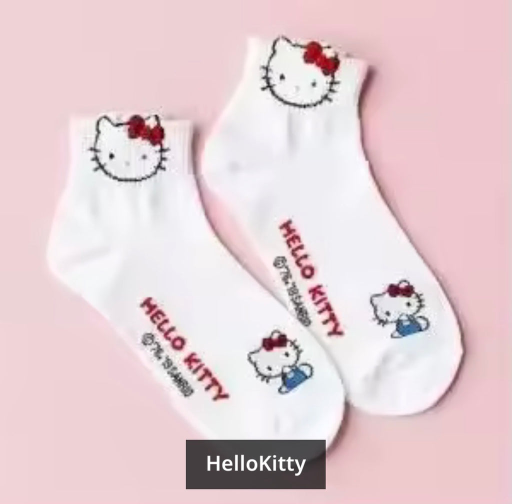 Sanrio Character Ankle Socks Collection (Hello Kitty & Friends)