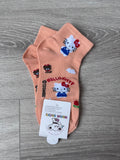 Sanrio Character Ankle Socks – Cute Kawaii Pastel Cotton Socks| Hello Kitty, Cinnamoroll, My Melody, Pochacco, Pompompurin