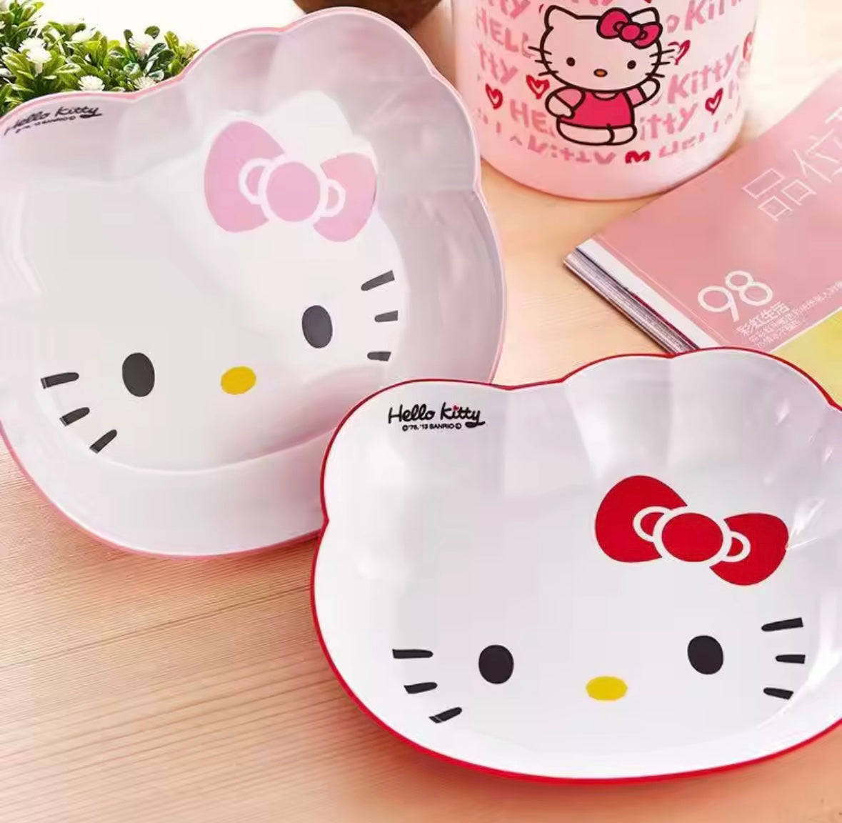 Sanrio Hello Kitty My Melody Melamine Plates and Bowl