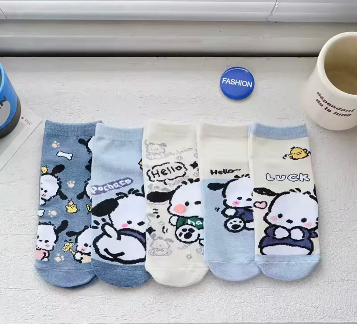 Sanrio Pochacco Dog Ankle Sock