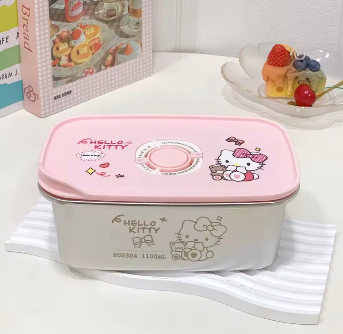 Sanrio Stainless Steel Bento Box | Leak-Proof Metal Lunch Container (Hello Kitty, Kuromi, My Melody)