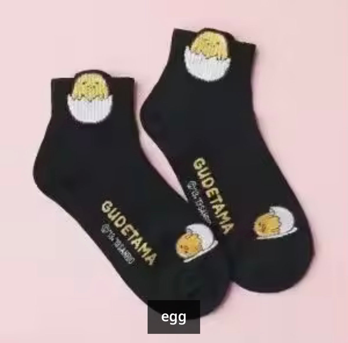 Gudetama Lazy Egg Socks Yellow