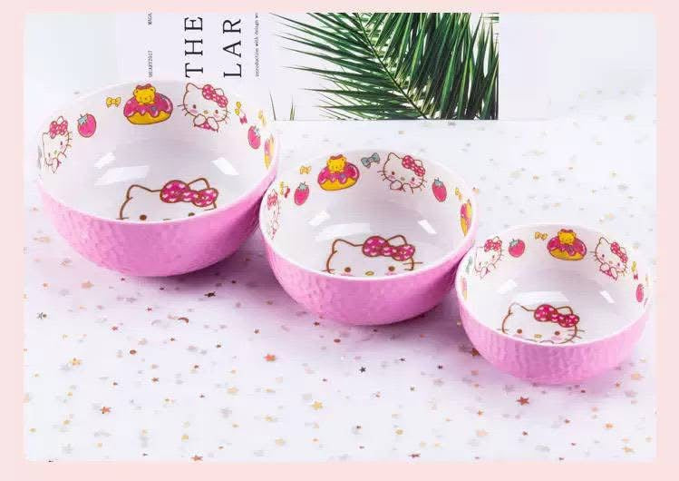 Sanrio Hello Kitty My Melody Melamine Plates and Bowl