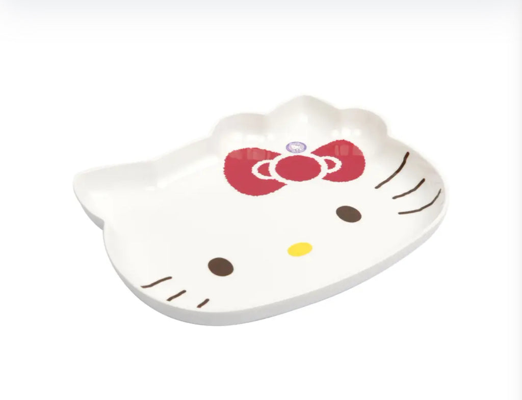 Hello Kitty Melamine Plate or Bowl: Kawaii Japanese Dinnerware