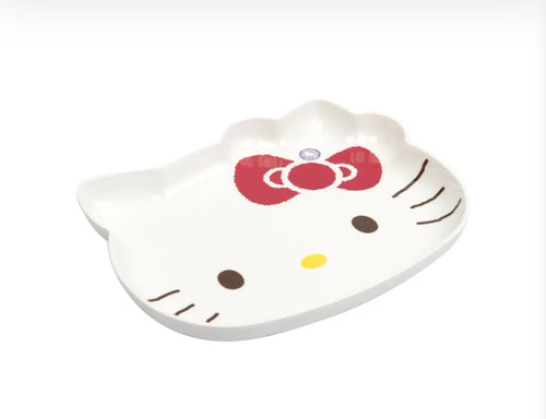 Hello Kitty Melamine Plate or Bowl: Kawaii Japanese Dinnerware