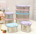 Sanrio stainless steel bento boxes set featuring Hello Kitty Kuromi and My Melody