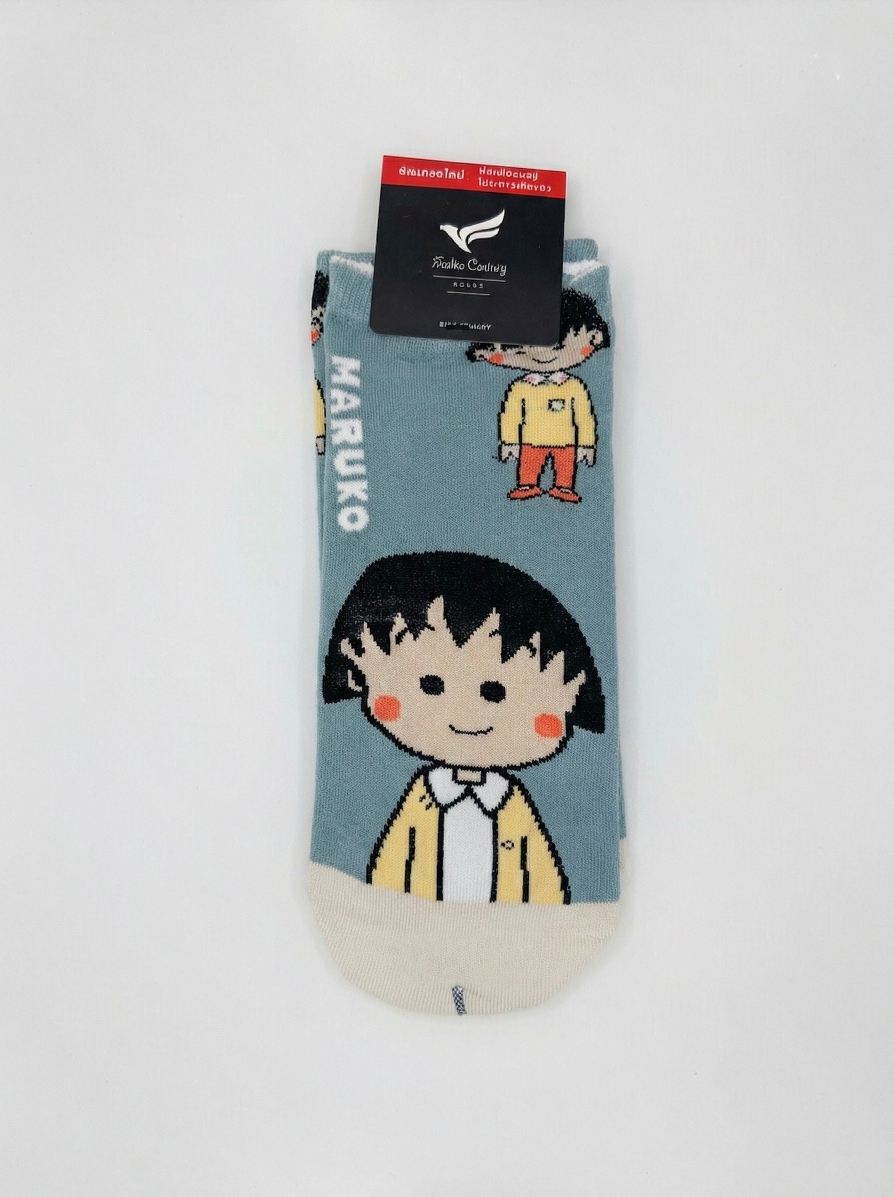 Chibi Maruko-chan Cute Ankle Socks | Kawaii Anime Character Cotton Blend Hosiery | Available in 4 Styles